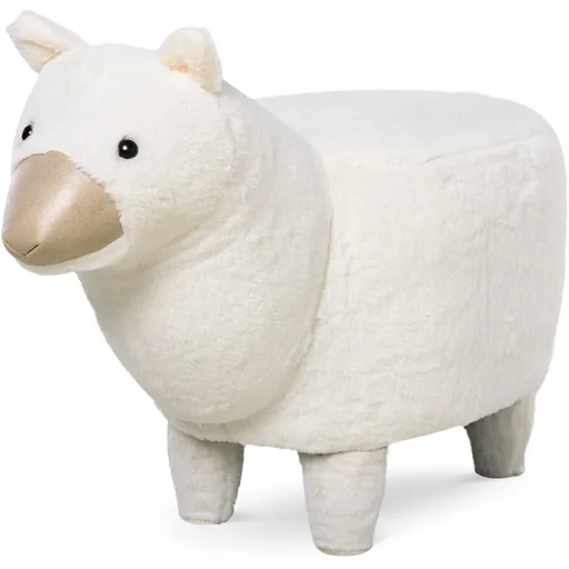 "Children's stool in alpaca design image"