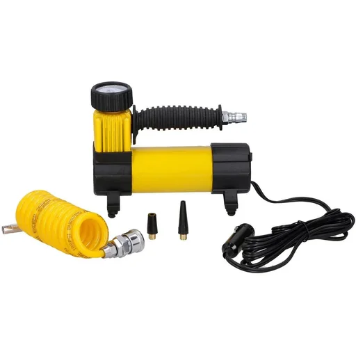 "Mini compressor - 12V - Incl. 3 adapters - via cigarette lighter image"
