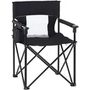Camping chair with armrest
