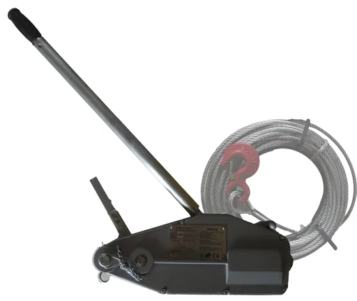 "Cable puller including lever tube, without cable, payload 1,600 kg, cable Ø 11 mm image"