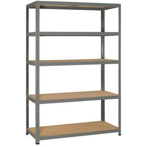 "Metal storage rack / shelving unit with 5 shelves - 875kg capacity - (HxWxD) 120x40x180cm - 175kg per shelf image"
