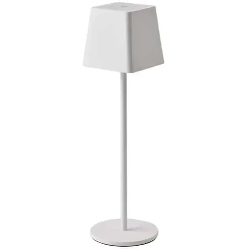 "VT-7563 Table Lamp - 3000K - Dimmable by Touch - Rechargeable - White image"