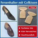2 in 1 Gel Heel Support with Shoe Insole, Nude/Skin Color, 1 Pair