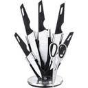 Bachmayer BM-314 7-piece knife set - Incl. block & scissors