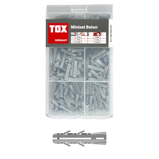 "Standard assortment Miniset Concrete 245 pieces image"