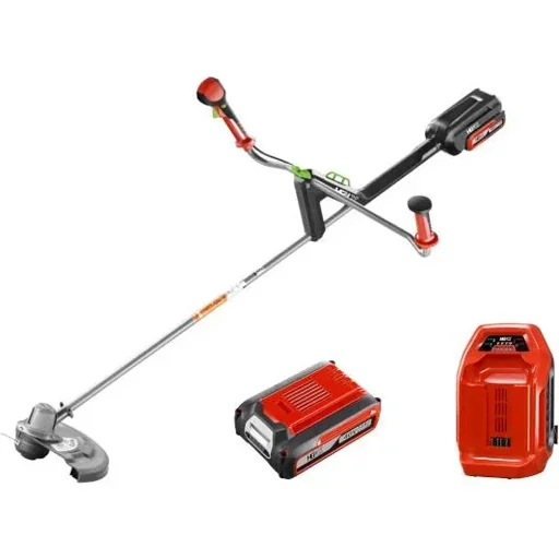 "Grass trimmer with handles + 5.0 battery & quick charger 40V image"