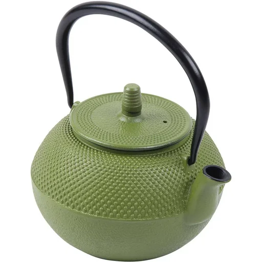 "Cast iron tea kettle - 1250 ml - Green image"