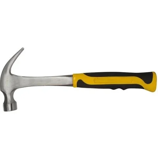"Claw hammer with fiberglass handle - 450g image"