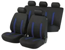 Car complete seat cover "Hastings" - Zipp it, color black/blue
