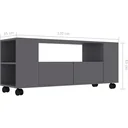 TV cabinet 120x35x43 cm chipboard grey