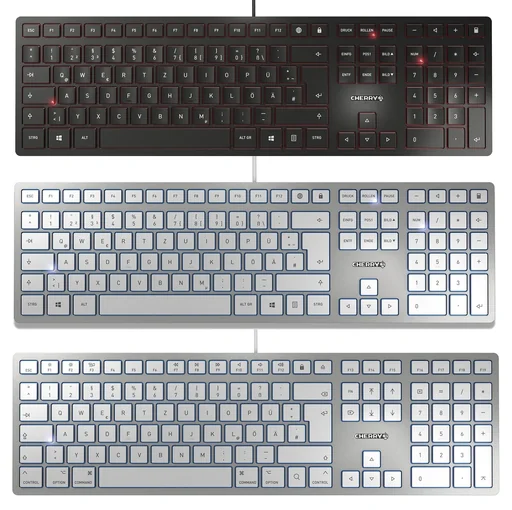 "Wired keyboard KC 6000 SLIM silver image"