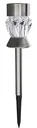 Solar LED light with ground spike