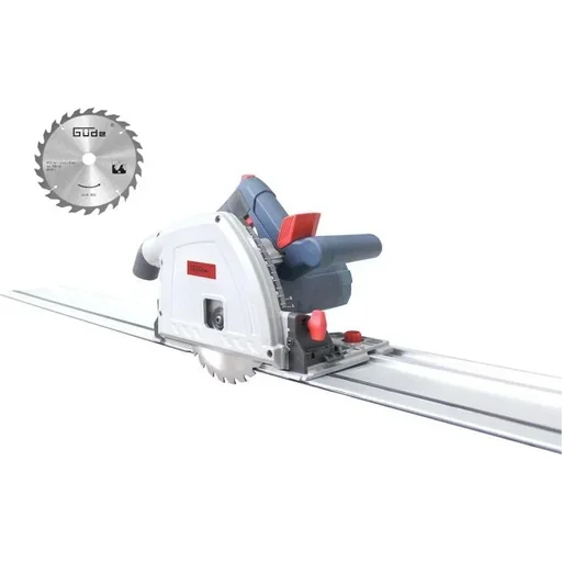 "Plunge cut saw set TS57-1200 with rails and additional saw blade HM 165x20 - 24 teeth image"