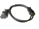 Extension cable 1.5 m long, 7-pin plug/7-pin coupling socket
