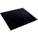 Built-in EUROKERA glass ceramic hob with 4 burners