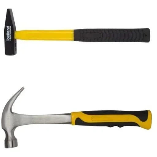 "Mallet set - 200g - 25cm AND claw hammer - 450g image"