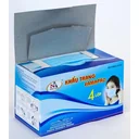 Face mask - 50 pieces - 175 x 90 mm - Blue lettering IIR