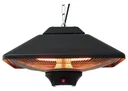 Radiant heater with remote control LED lighting 2000W
