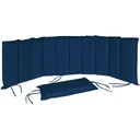 Cushion for lounger - water-repellent - 7cm thick padding