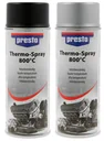 Thermo-paint spray, heat-resistant up to 800°C, 400 ml, color silver