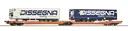 Double-pocket articulated wagon T3000e, Wascosa
