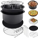 Airfryer accessories - complete set - 9 pieces