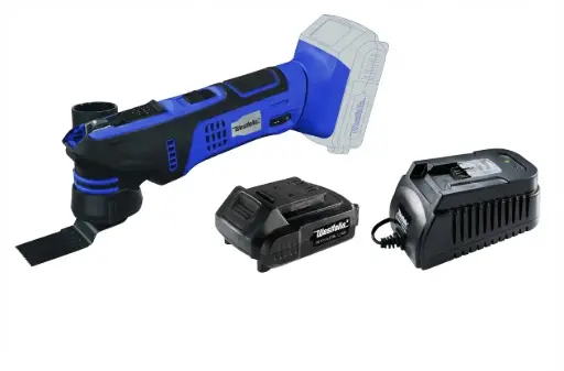 "Bezprzewodowe wielofunkcyjne narzędzie AMFW18 18 V Li-Ion w zestawie (bateria 2.0 Ah + ładowarka) image"