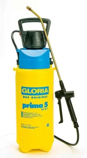 "Pressure sprayer "prima 5" and battery-powered compressor "AutoPump" in a value set image"
