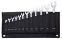 SlimLine combination wrench set for inch screw sizes (12 pieces)