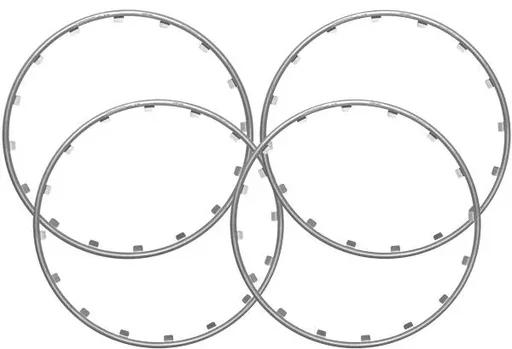 "Rim Ringz rim ring, 20 inches, color silver image"