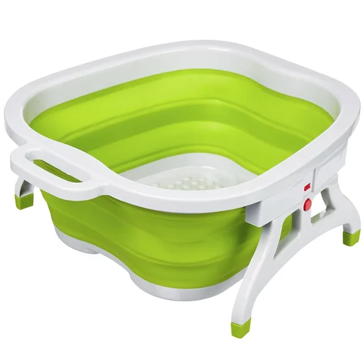 "Space-saving foot bath image"