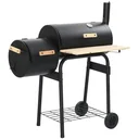 Charcoal smoke grill
