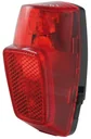LED bicycle rear light with parking light function for mudguard mounting