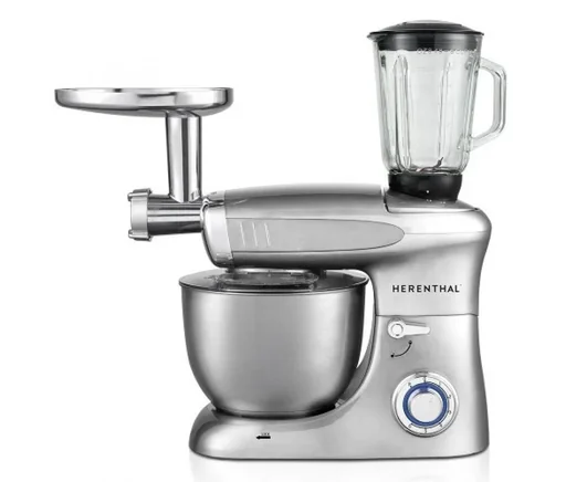 "Herenthal Food Processor 1900W - 3 in 1 - Silver image"