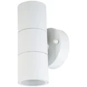 VT-7622 Outdoor Wall Light Up/Down - GU10 - Stainless Steel - White - IP44