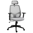 Office chair home office chair desk chair computer chair with rocker function headrest lumbar support height adjustable