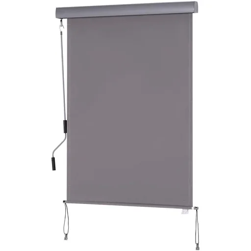 "Window blind with hand crank image"