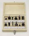 HM router bit set 12-piece (router), 6 mm shank