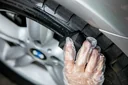 Black tire paint 75 ml, including 2 special sponges + 1 pair of gloves