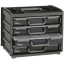 Raaco handy box with 4 compartments Box Silverline