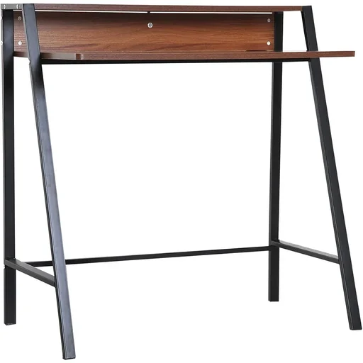 "Desk in walnut look image"