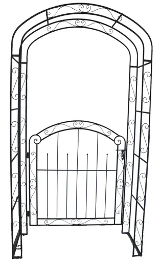 "Gate with rose arch "Mayon" image"