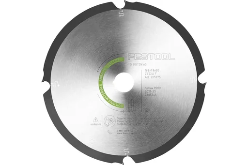 "Circular saw blade DIA 168x1.8x20 F4 image"