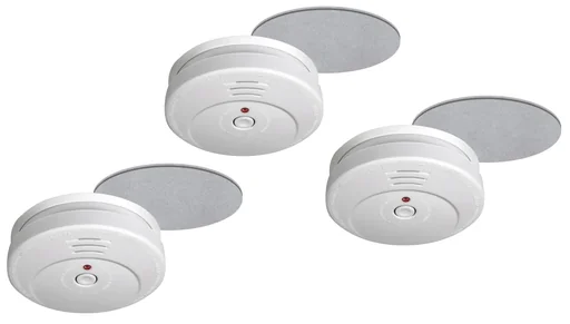 "Smoke detectors and magnetic mountings - 3 pieces each in a value set image"