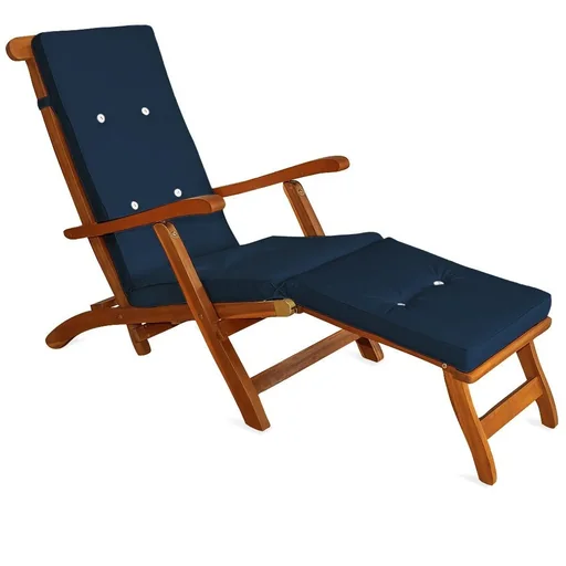 "Garden Cushion - For Lounger - Blue - 173x43x6cm image"