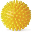 Massage ball with knobs 8 cm yellow