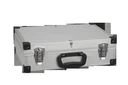 Tool case with aluminum frame including tool insert and dividers