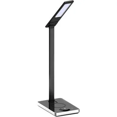 "VT-7505 Table Lamp / Desk Lamp with Wireless QI Charger - Black image"