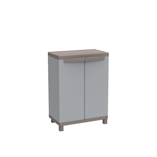 "Plastic cabinet C-Rattan 680 for weather-protected outdoor and indoor use image"