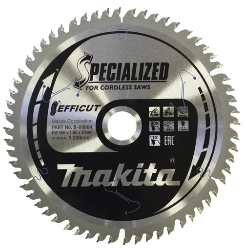 "EFFICUT saw blade 165x20x60Z image"
